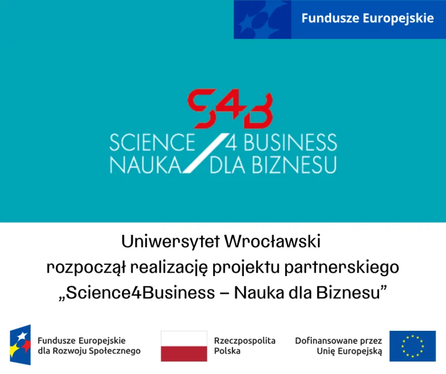 S4B logo i informacja o projekcie